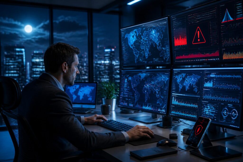 découvrez pourquoi les entreprises renforcent leur vigilance face aux cyberattaques et l'importance de l'assurance cyber pour protéger leurs données et activités.