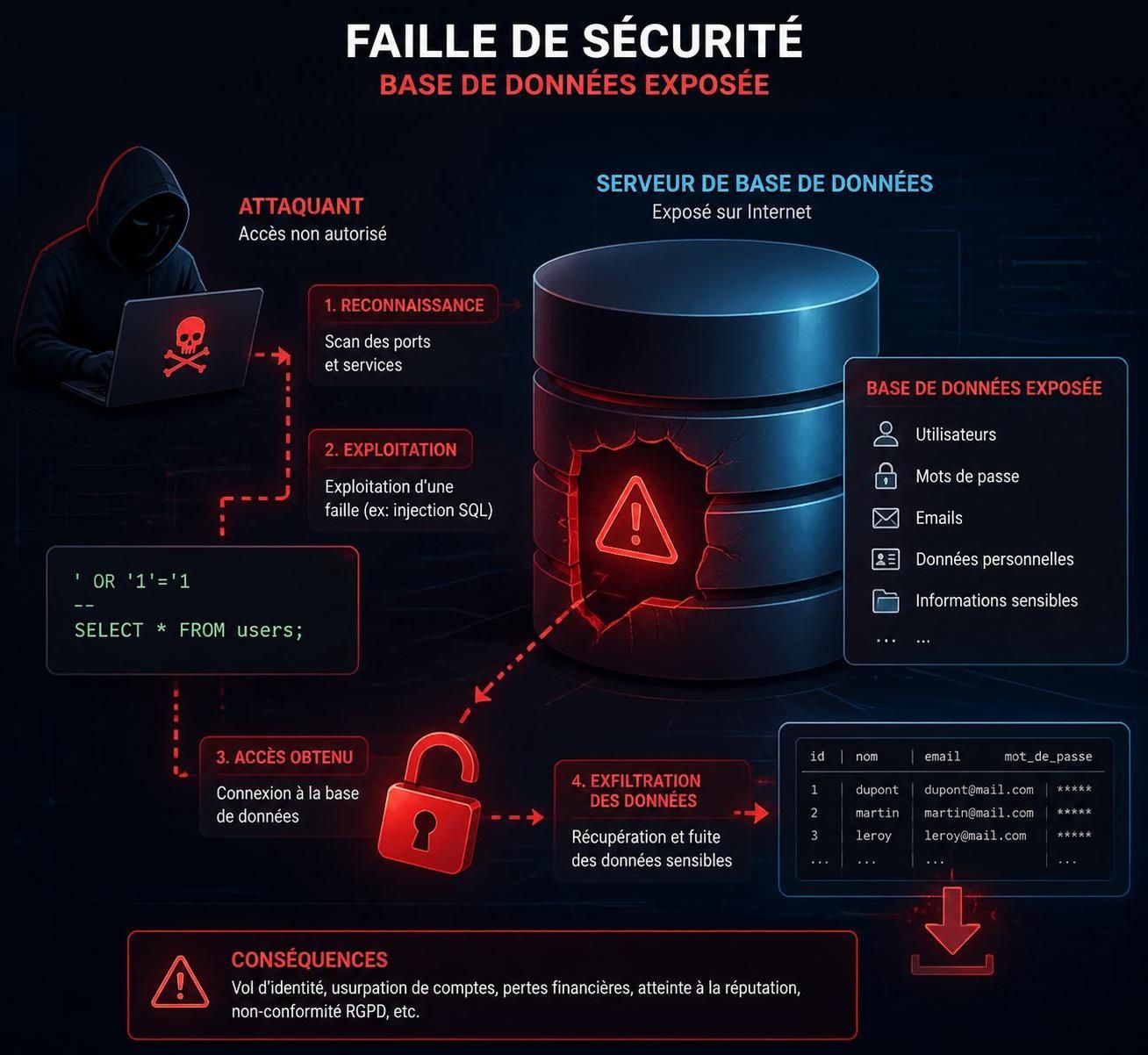 découvrez la faille majeure dans la base de données exploit.in qui met en danger la sécurité des données personnelles et comment vous protéger.