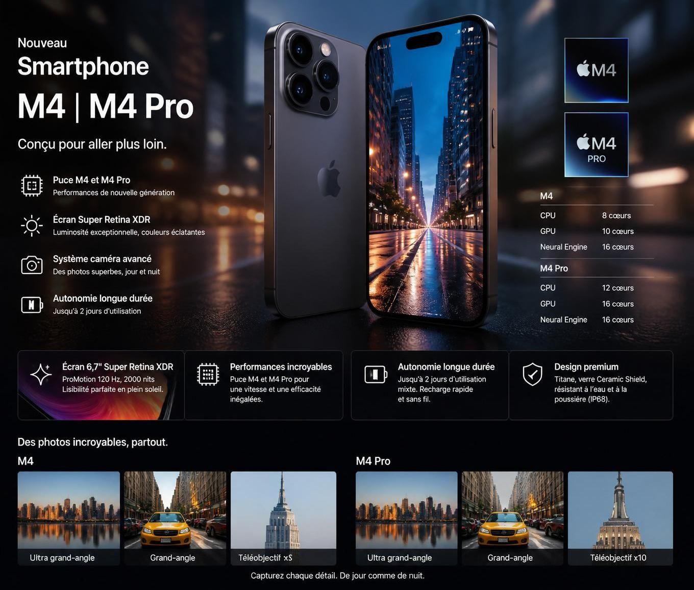 découvrez les différences essentielles entre le m4 et le m4 pro pour choisir le smartphone qui correspond le mieux à vos besoins.