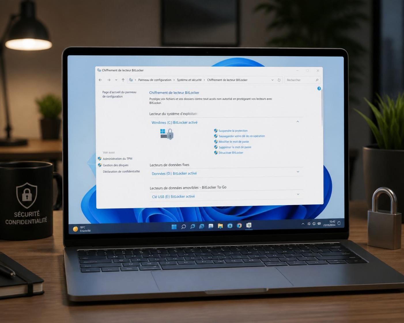 découvrez comment utiliser bitlocker sous windows 11 pour protéger facilement vos données sensibles sans compromettre la simplicité d'utilisation.