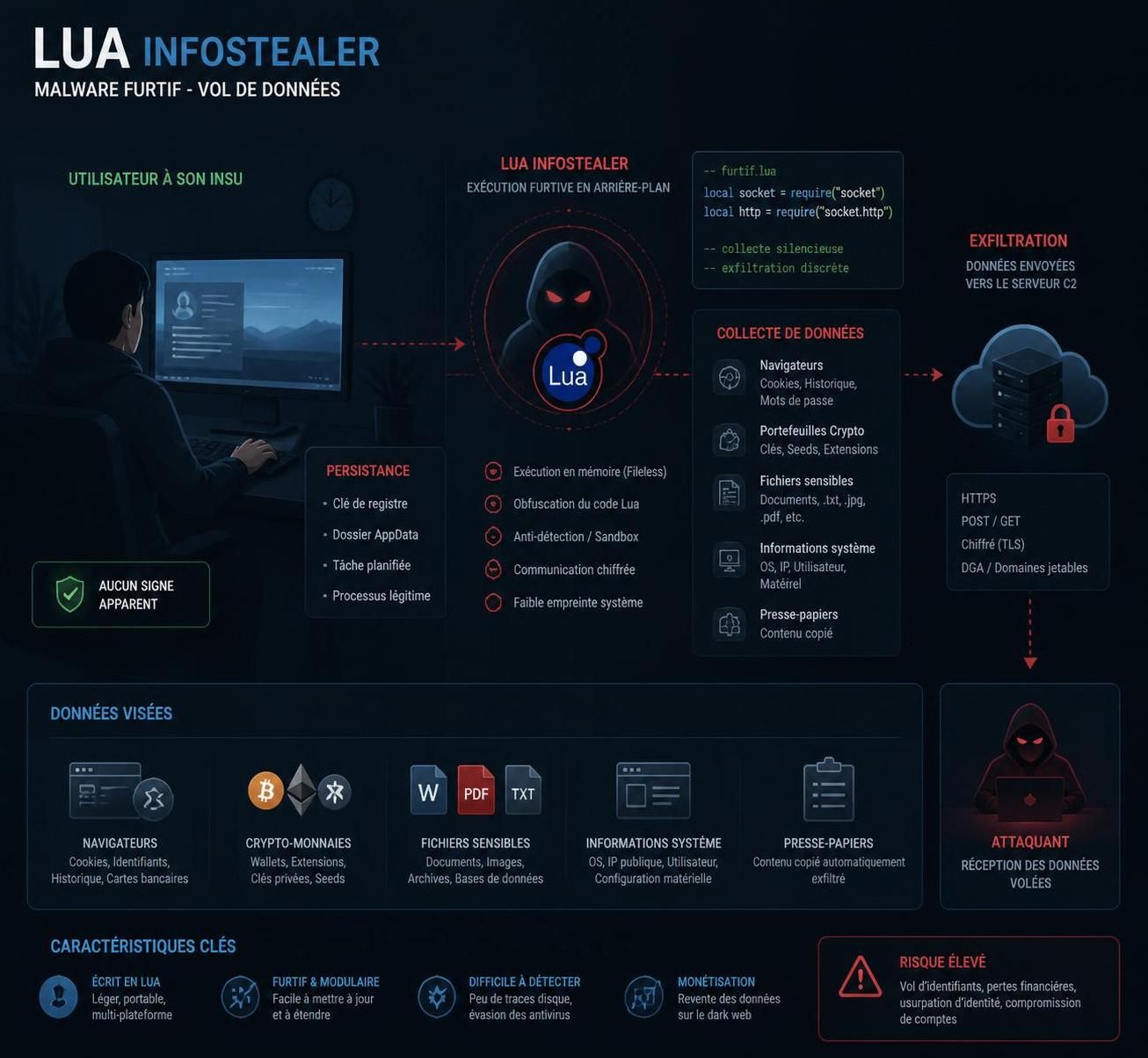 découvrez comment le malware lua infostealer vole discrètement vos données personnelles et apprenez à vous protéger efficacement contre cette menace invisible.