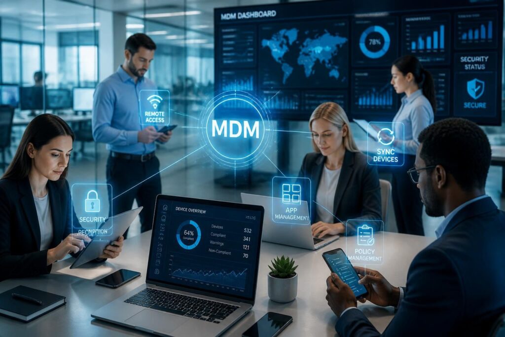 découvrez comment le mdm informatique transforme la gestion des appareils mobiles en entreprise, améliorant la sécurité, la productivité et la flexibilité des collaborateurs.