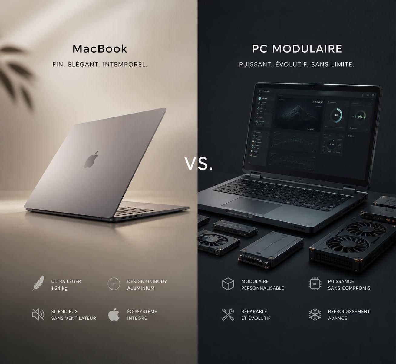 découvrez les critères essentiels qui différencient un mac d'un pc et faites un choix éclairé entre ces deux univers informatiques.