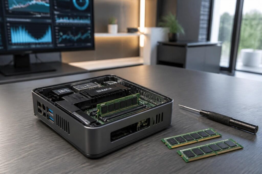 découvrez notre test complet du mini pc bmax b1 pro, analyse des performances et guide pour la mise à jour de la mémoire.