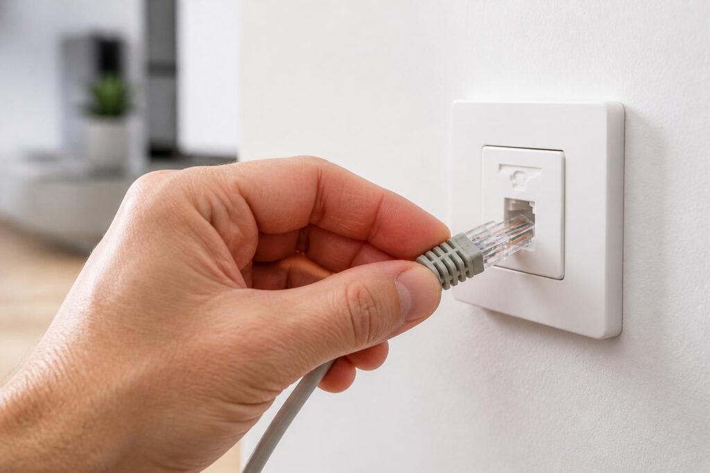 découvrez comment brancher un câble rj45 sur une prise téléphone en toute sécurité. nos astuces pratiques et précautions essentielles pour réussir votre installation réseau facilement.