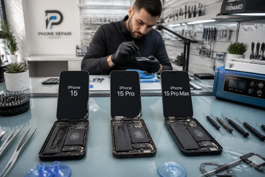 découvrez nos conseils pratiques pour le changement d'écran de l'iphone 15, 15 pro et 15 pro max, ainsi que les prix proposés pour une réparation fiable et rapide.