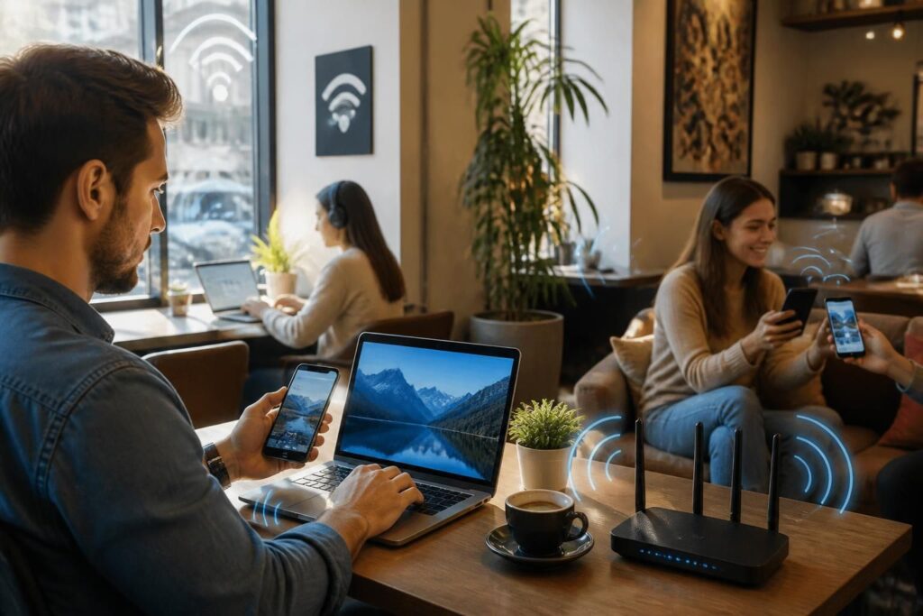 découvrez comment fonctionne le wifi et apprenez à utiliser le wifi direct ainsi que les réseaux wifi gratuits pour une connectivité facile et sécurisée.