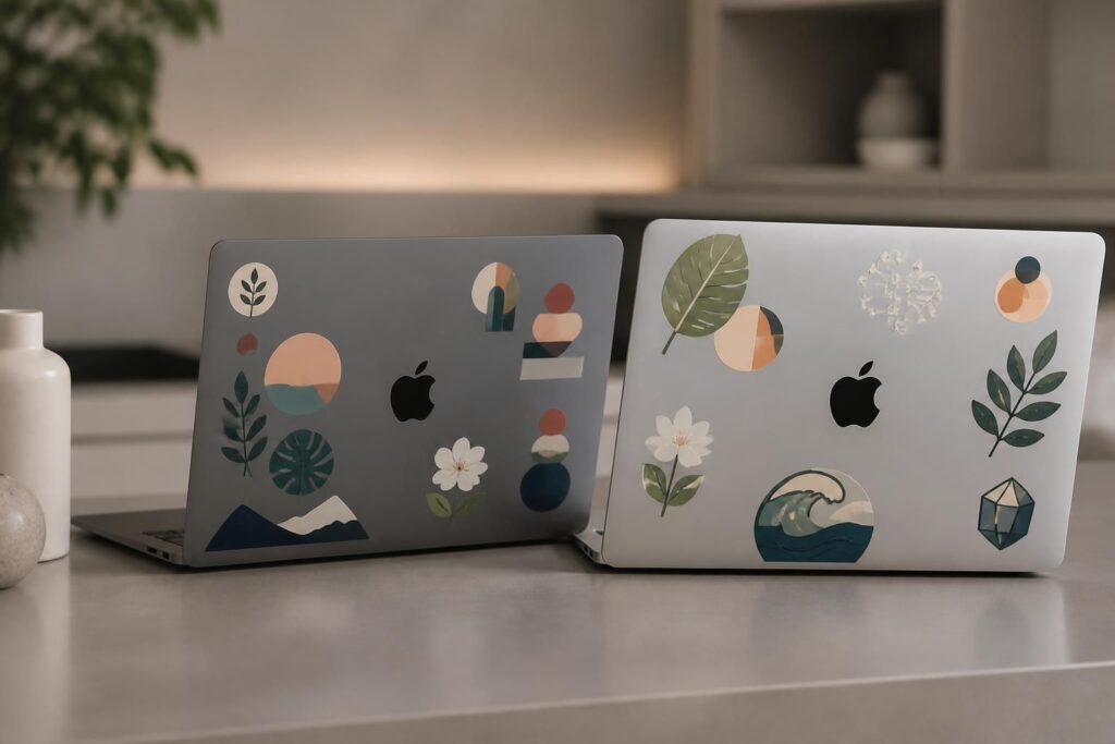découvrez notre collection de stickers pour macbook air et pro, et personnalisez votre ordinateur avec style et élégance. faciles à appliquer, résistants et design uniques.