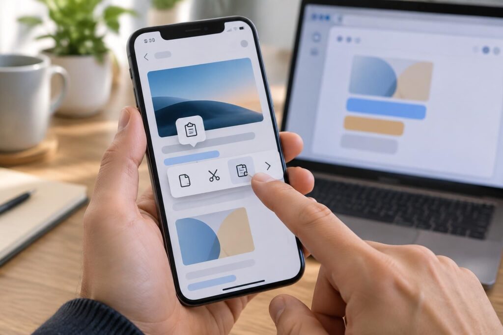 découvrez où se trouve le presse-papiers sur iphone, comment retrouver le dernier élément copié et utiliser le copier-coller sur ios.
