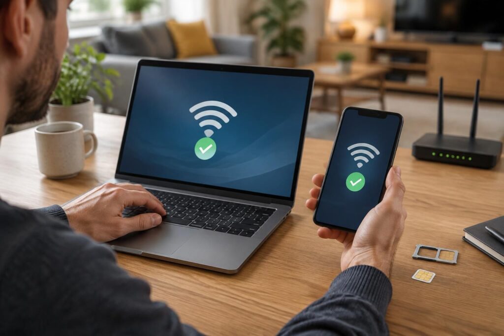 découvrez comment vous connecter à free wifi secure sur ordinateur ou mobile, même sans carte sim, grâce à ce guide pratique.