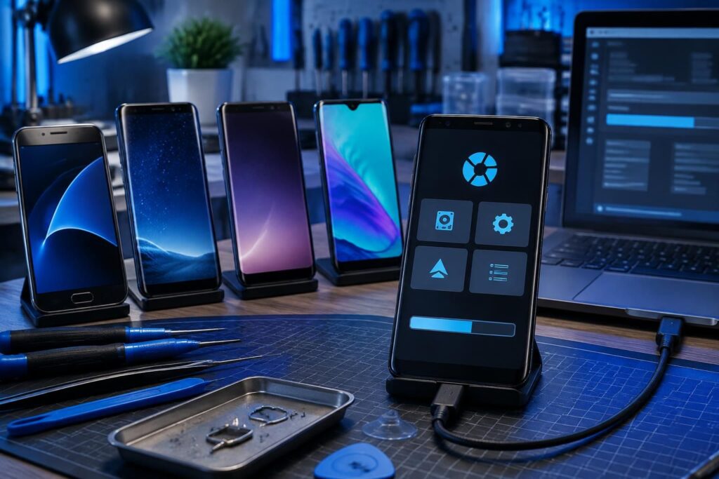 découvrez comment installer la recovery personnalisée twrp sur les samsung galaxy s7, s8, s9 et a40, avec les étapes et précautions à connaître.